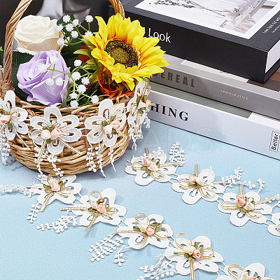 1 Yard Embroidery Flower Polyester Lace Trim OCOR-GF0002-55-1