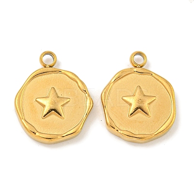 Ion Plating(IP) 304 Stainless Steel Pendants STAS-A099-07G-1