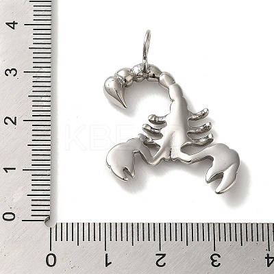 Non-Tarnish 316L Surgical Stainless Steel Pendants STAS-H194-04P-1
