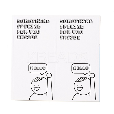 Rectangle Present Stickers DIY-B041-06F-1