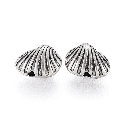 Tibetan Style Alloy Beads TIBEB-A004-015TAS-NR-1