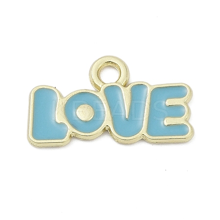 Valentine's Day Alloy Enamel Pandants PALLOY-V001-06A-1