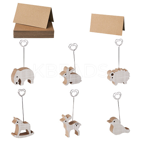 Horse Wood Name Card Holder ODIS-KS0001-03-1