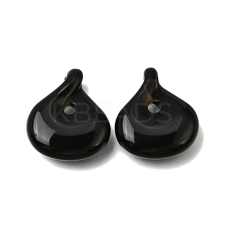 Natural Obsidian Pendants GG-CBA487A-03D-1