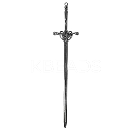 Alloy Flow Su Sword Hairpin Ancient Costume Headwear Hairpin Electroplating Pendant Sword ST5425824-1
