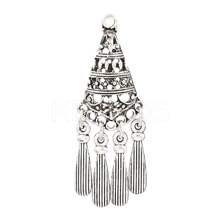 Tibetan Style Alloy Pendants AL-CBAAECB-02AS-F-1