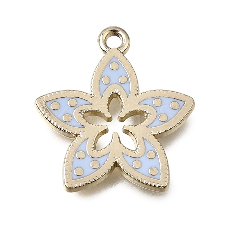 Alloy with Enamel Pendants AL-CBA2F44-01G-03-1