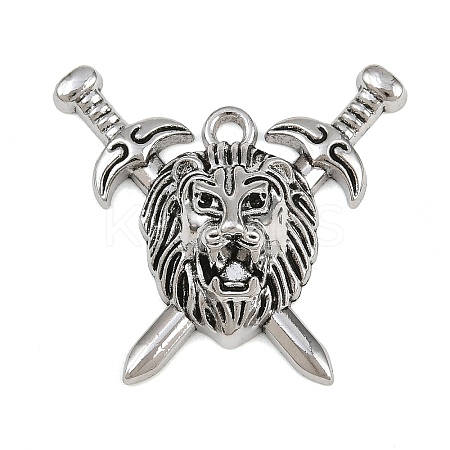 Tibetan Style Alloy Pendants AL-CBA2376-01AS-1