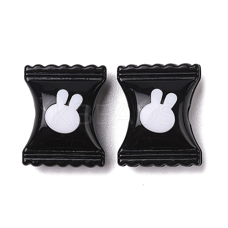 Two-tone Acrylic Beads OACR-U003-15-1