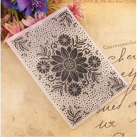 Plastic Fondant Stencil DIY-WH0221-05R-1