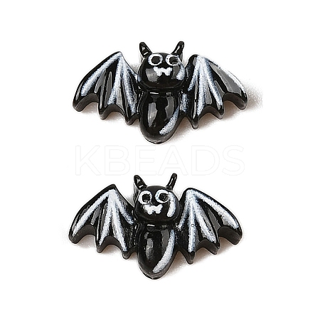 Halloween Theme Opaque Resin Cabochons CRES-M037-07D-1