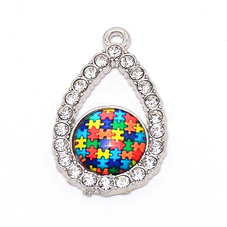 Zinc Alloy Enamel Pendants PALLOY-TAC0022-07-1