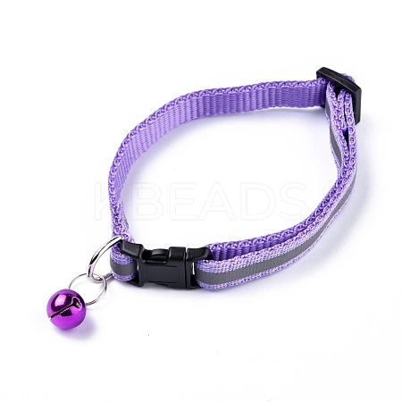 Adjustable Polyester Reflective Dog/Cat Collar MP-K001-A12-1