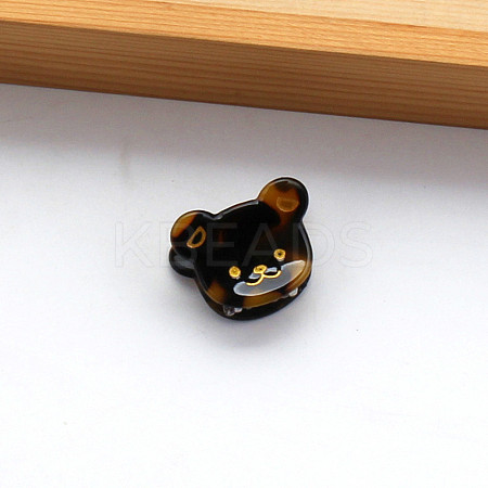 Cellulose Acetate(Resin) Claw Hair Clips OHAR-PW0003-031A-1