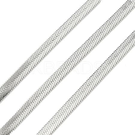 Brass Herringbone Chains CHC-C011-02P-1