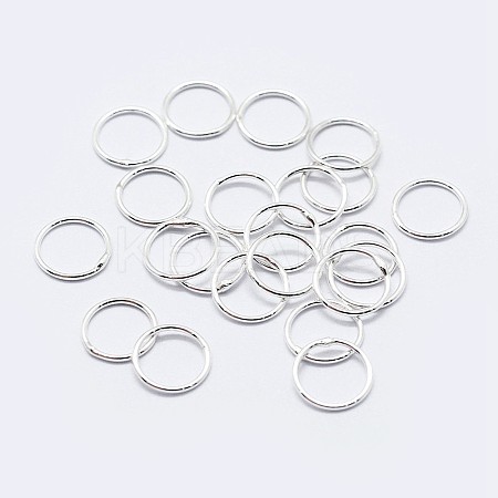 925 Sterling Silver Soldered Closed Jump Rings STER-F036-03S-1x6-1