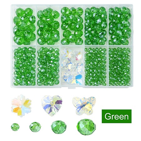 DIY Glass Beads & Charms Jewelry Making Finding Kit DIY-YW0009-03D-1
