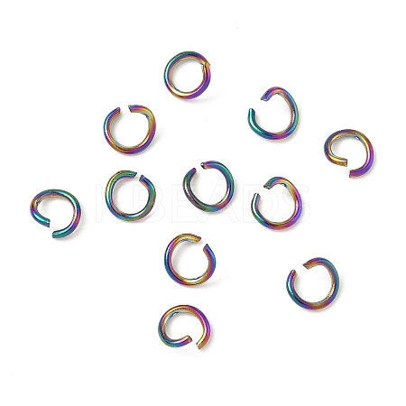 304 Stainless Steel Open Jump Rings STAS-Z150-01B-RC-1
