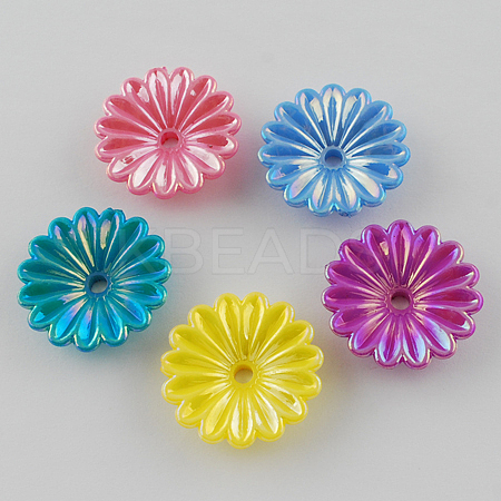 Opaque Acrylic Beads SACR-Q066-M-1