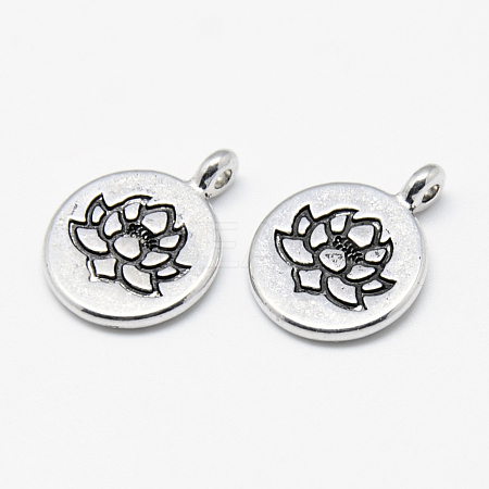 Tibetan Style Alloy Pendants X-TIBE-S301-015AS-RS-1