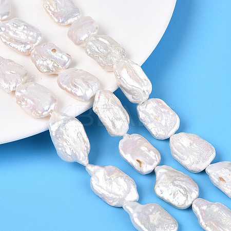 Natural Keshi Pearl Beads Strands PEAR-S020-K11-1