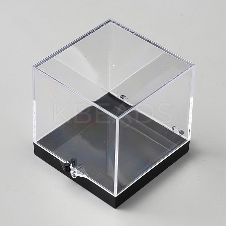 Transparent Plastic Minifigures Display Case ODIS-WH0043-110-1