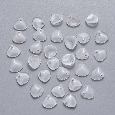 Imitation Jade Glass Charms GLAA-R211-01-A07-1