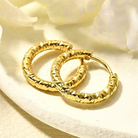 304 Stainless Steel Hoop Earrings for Women EJEW-M068-13C-G-1