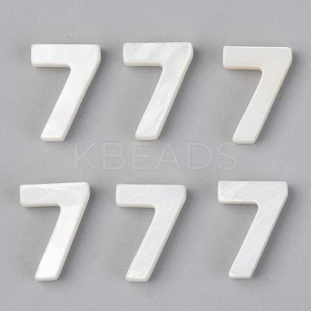 Natural Freshwater Shell Beads X-SSHEL-R048-005-07-1