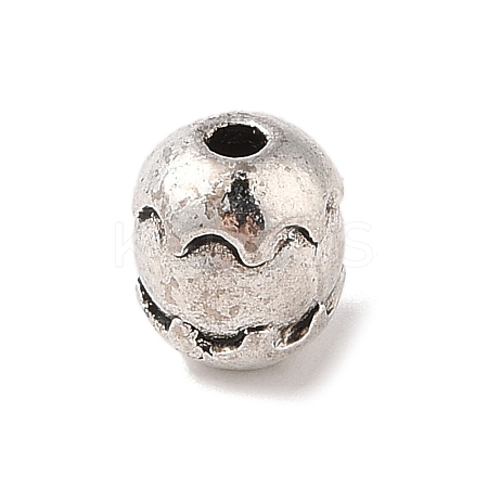 Tibetan Style Alloy Beads TIBE-Q090-53AS-1