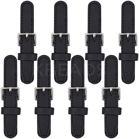 8 Pairs PU Leather Toggle Buckles DIY-GF0012-96B-1