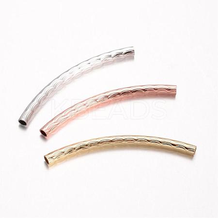 Brass Tube Beads KK-D519-04-NR-1