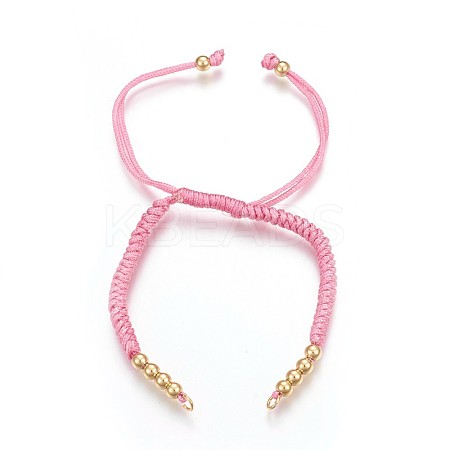 Nylon Cord Braided Bead Bracelets Making BJEW-F360-F01-1