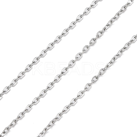 304 Stainless Steel Cable Chains CHS-M009-08P-02-1