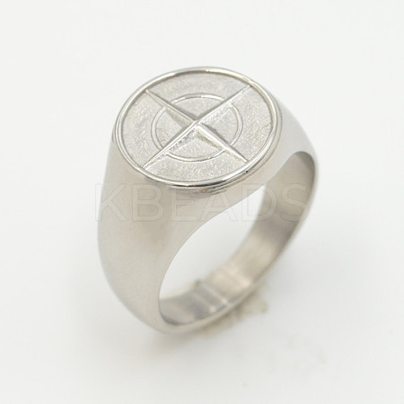 304 Stainless Steel Finger Rings FS-WG5F41B-63-1