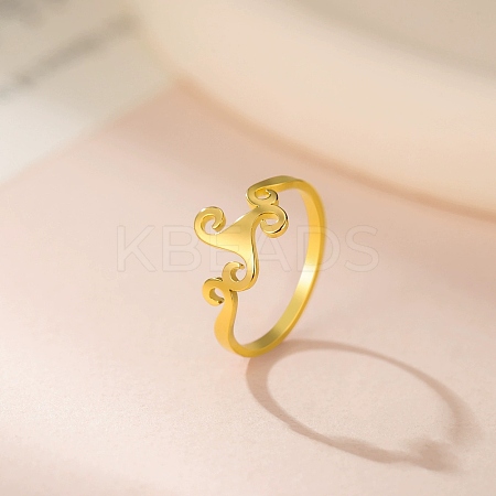 304 Stainless Steel Finger Rings RJEW-S628-01G-1