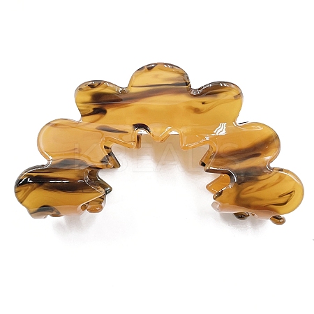 Hollow Wave Acrylic Large Claw Hair Clips PW-WG83869-07-1
