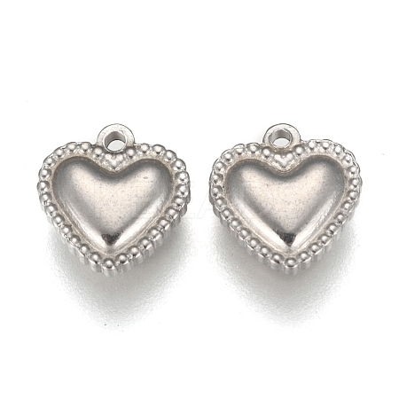 Tarnish Resistant 304 Stainless Steel Charms STAS-F249-34P-A-1