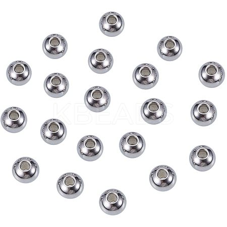 304 Stainless Steel Spacer Beads STAS-NB0004-18-1
