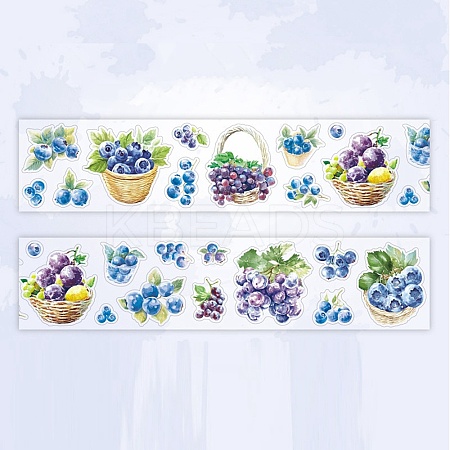 Fruits PET Self-Adhesive Stickers DIY-K074-11C-1