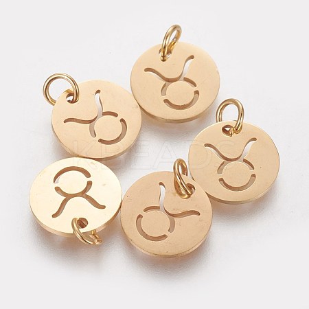 Ion Plating(IP) 304 Stainless Steel Pendants A-STAS-Q201-T445-2G-1