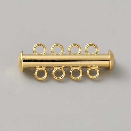 Brass Slide Lock Clasps KK-WH20007-22B-1