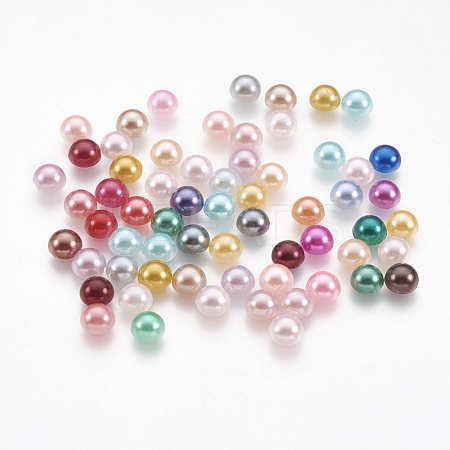 5000pcs ABS Plastic Imitation Pearl Cabochons SACR-S738-5mm-M-1