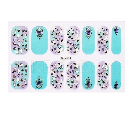 Full Cover Nail Stickers MRMJ-T078-ZX-3114-1