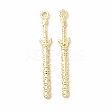 Rack Plating Alloy Big Pendants LS-PALLOY-E025-13G-1