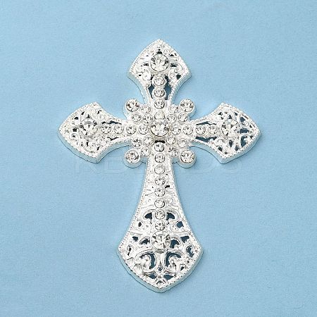 Alloy Crystal Rhinestone Cabochons ALRI-F074-06S-1