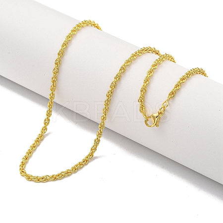 Brass Wheat Chain Necklaces for Women NJEW-G084-24G-1