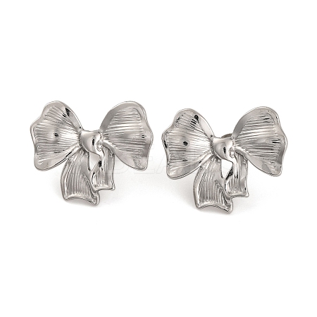 Non-Tarnish 304 Stainless Steel Stud Earrings for Women LS-EJEW-Z057-03P-1
