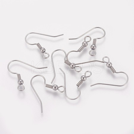 Tarnish Resistant 316 Surgical Stainless Steel Earring Hooks LS-X-STAS-I090-03P-1