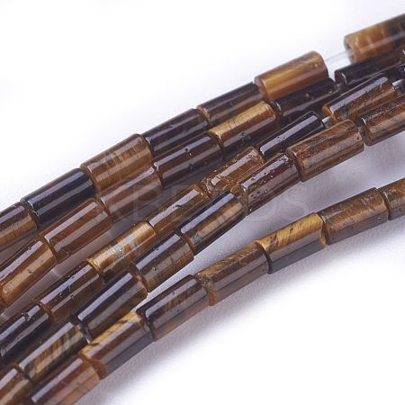 Natural Tiger Eye Beads Strands G-G783-05-1